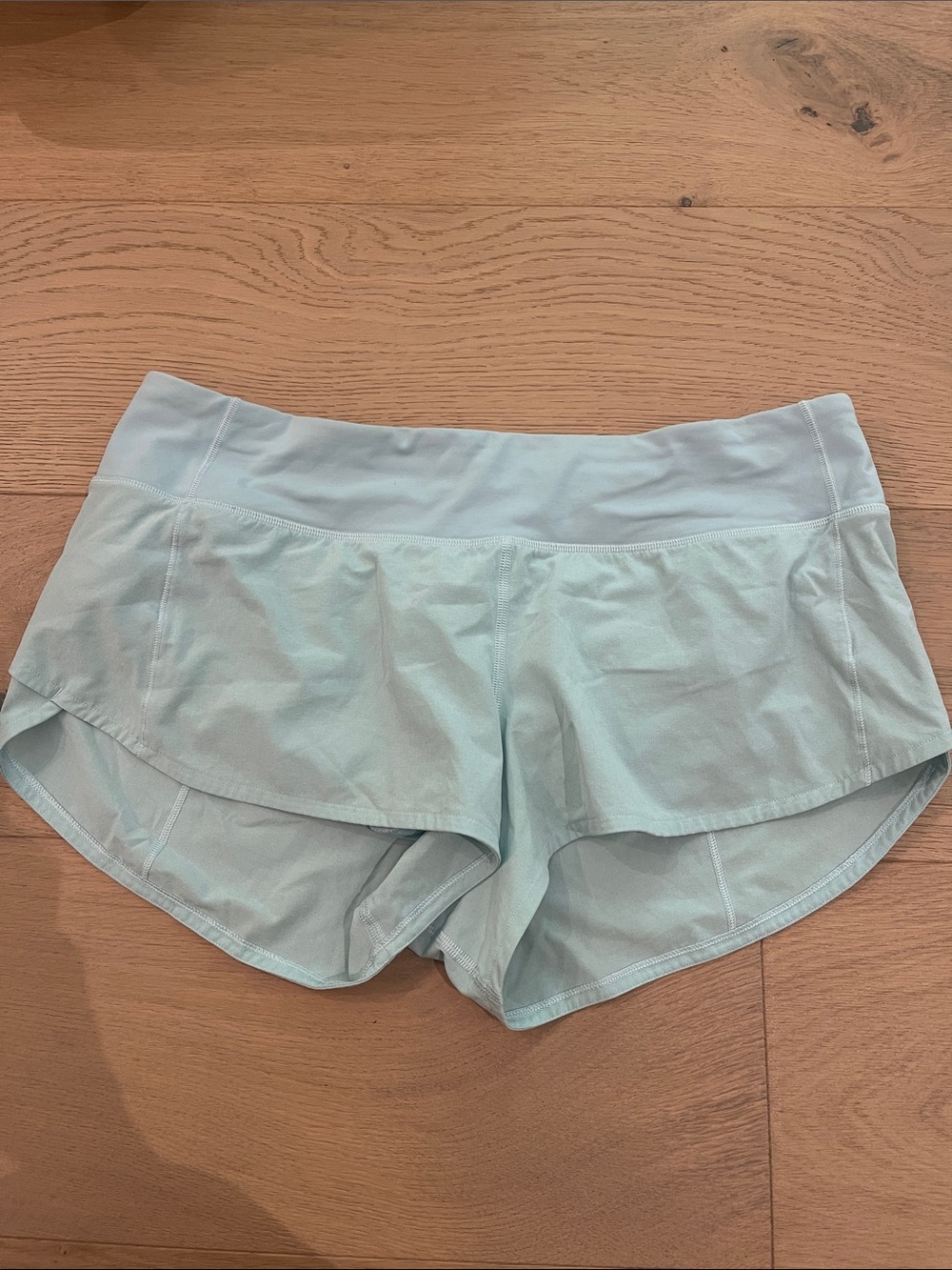 lululemon athletica Mint Blue Athletic Shorts